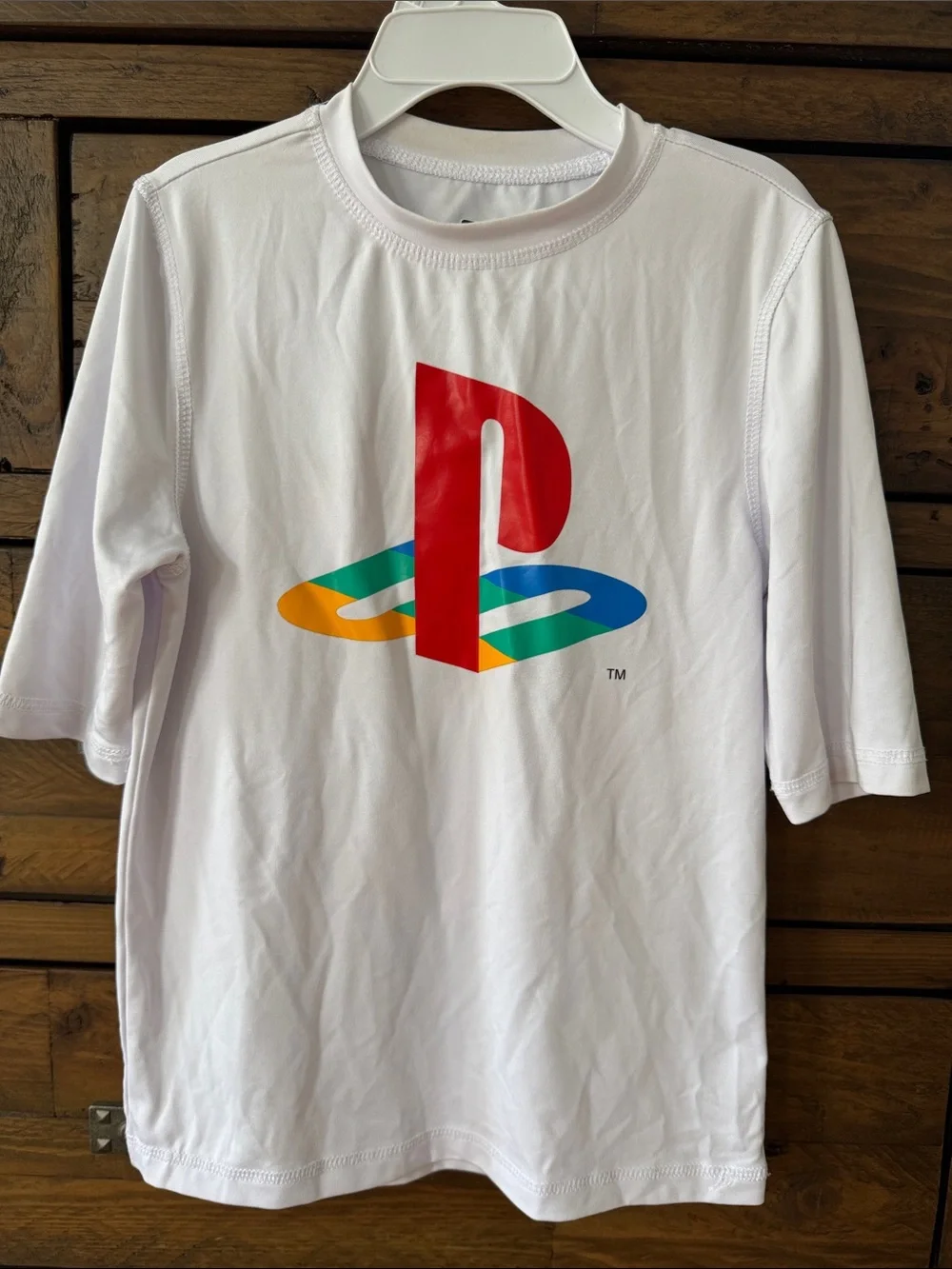 Retro Playstation 1 PS1 Short Sleeve Logo Kids T-Shirt